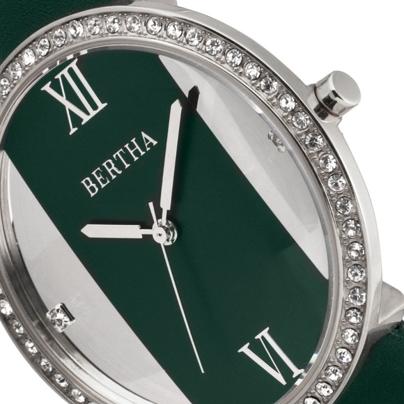 Crystal Surrounded Stainless Steel Bezel Watch main image 8